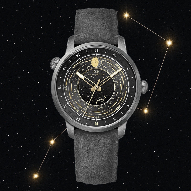 Seagull Lunar & Stellar Glow Watch