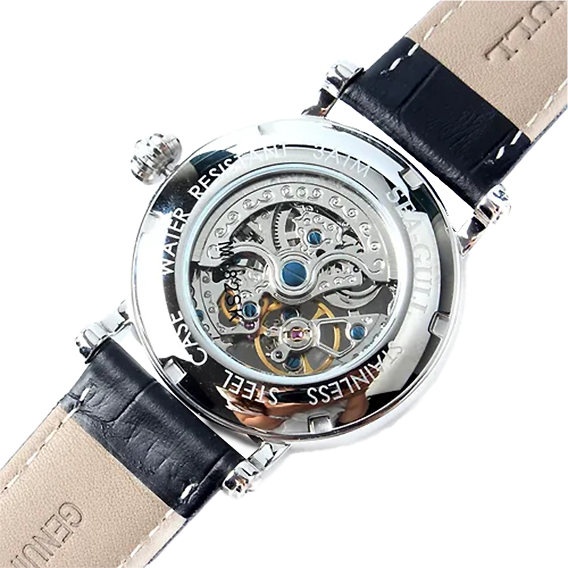 Seagull Double Skeleton Automatic Couple Watch 38mm