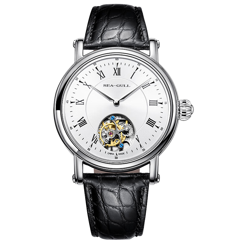 Seagull Watch | Off-center Tourbillon Dress Watch 41mm