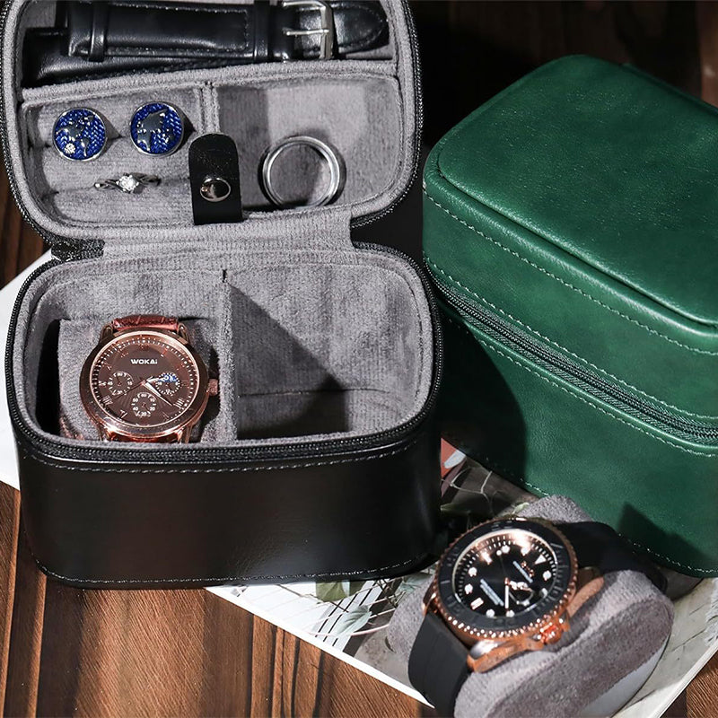 Seagull Dual Watch & Accessory Travel Box