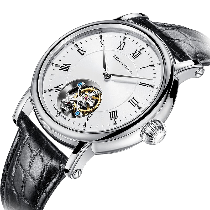 Seagull Watch | Off-center Tourbillon Dress Watch 41mm