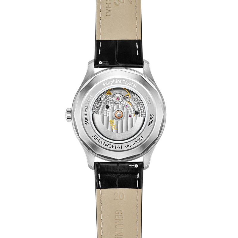Shanghai Pioneer X Blossom 39mm Watch - Golden Tile
