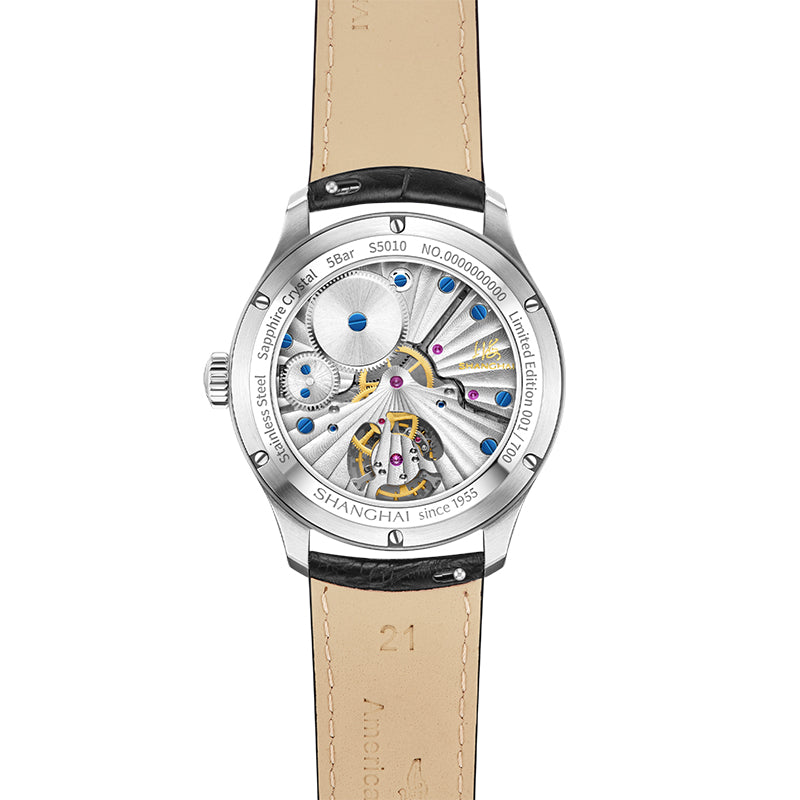 Shanghai Pioneer 39mm Watch - Tourbillon Golden (Limited Version)