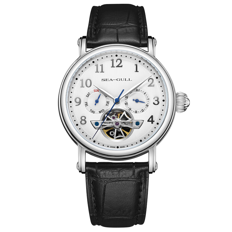 シーガルウォッチ | フライホイール パワーリザーブ カレンダー オートマチックウォッチ 42mm