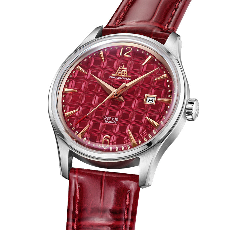 Shanghai Pioneer X Blossom 31mm Watch - Red Tile (Limited Edition)