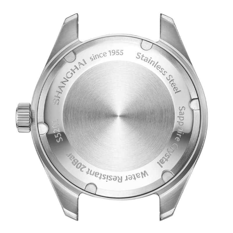 Shanghai Commander 35mm Dive Watch - Black Mother-of-Pearl Dial