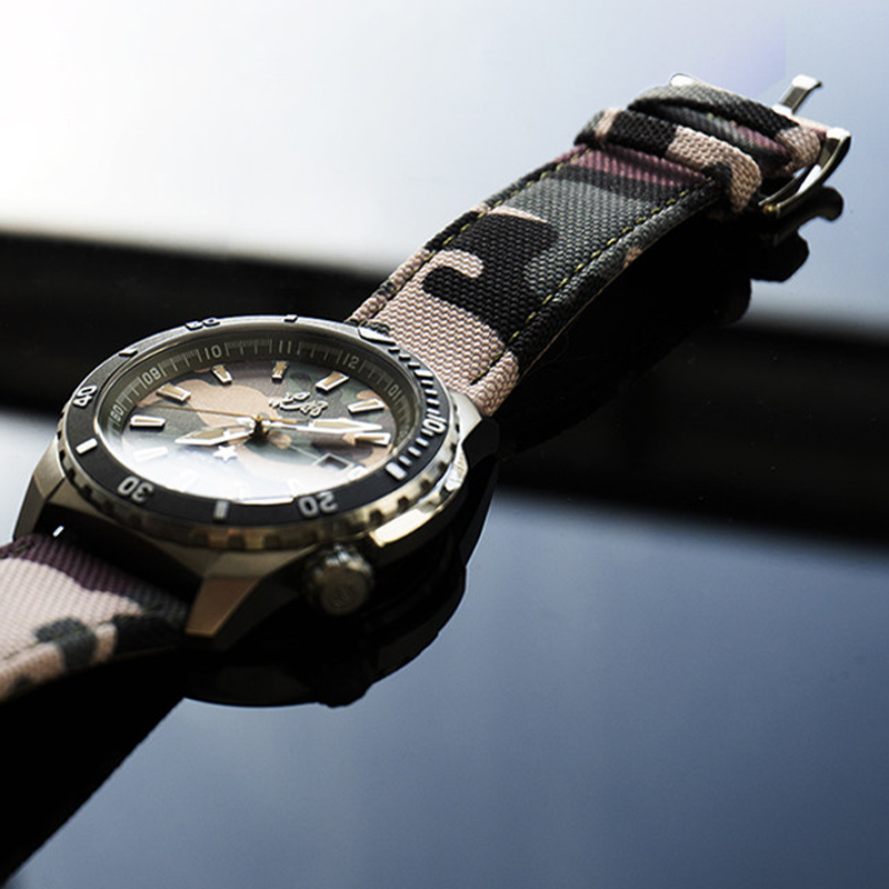 Seagull Dongfeng Forest Warrior Military-Grade Automatic Watch - Camo Edition