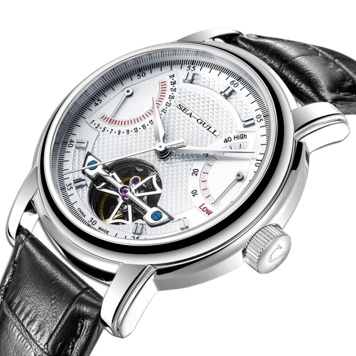 Seagull Watch | Flywheel Retrograde Calendar Power Reserve Watch 42mm