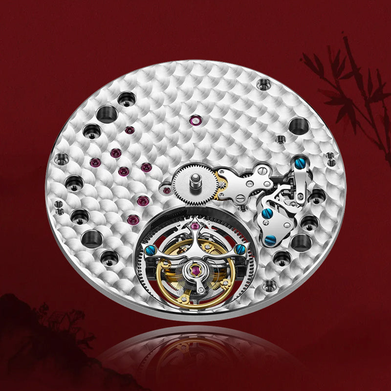 Seagull Qin Ultra-Thin Automatic Tourbillon Watch - Winged Pegasus Zodiac Horse Limited Edition