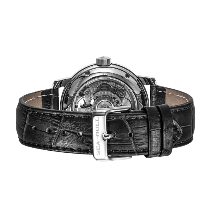 海鷗手錶|飛輪逆跳日曆動力儲存腕錶 42 毫米