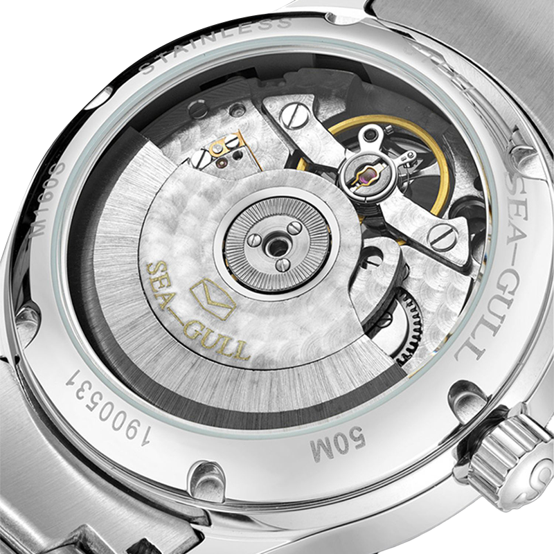 Seagull Watch | Automatische mechanische Uhr mit freiliegendem Schwungrad