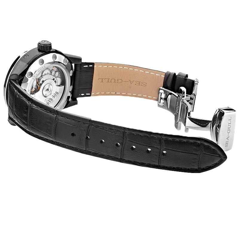 シーガルウォッチ | フライホイールカレンダー自動巻き腕時計 43mm