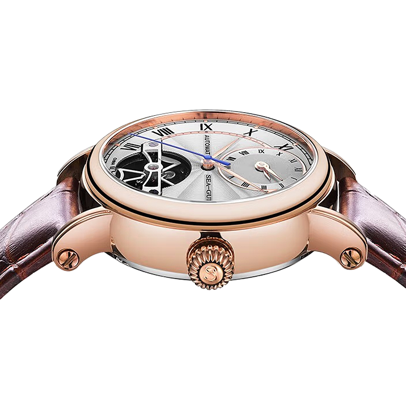 海鷗手錶|雙時區飛輪機械腕錶