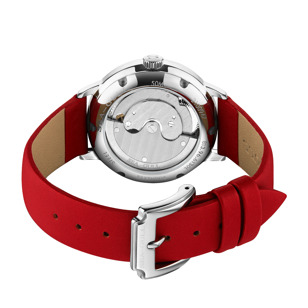 Seagull Heartfelt Seconds Dial Endless Love Watch 34mm