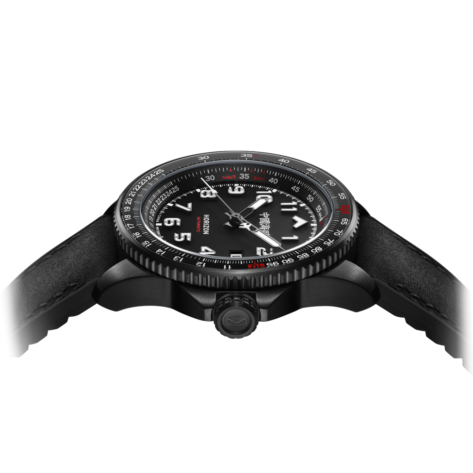 シーガルウォッチ | ホライゾン スライドルール パイロット オートマチックウォッチ 42mm