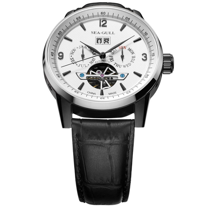 Seagull Watch | Flywheel Calendar Automatic Watch 43mm