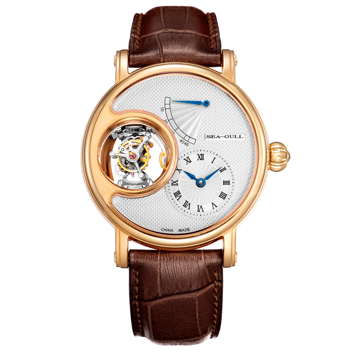 Grand Seagull 18K Gold Double Axis Tourbillon Watch