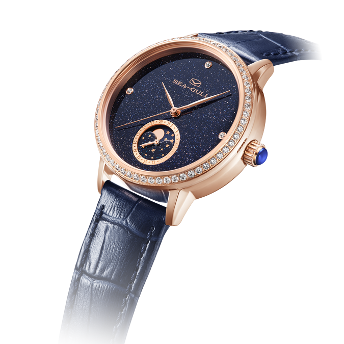Seagull Watch | Lunar Sonata Moon Phase Watch 34.5mm