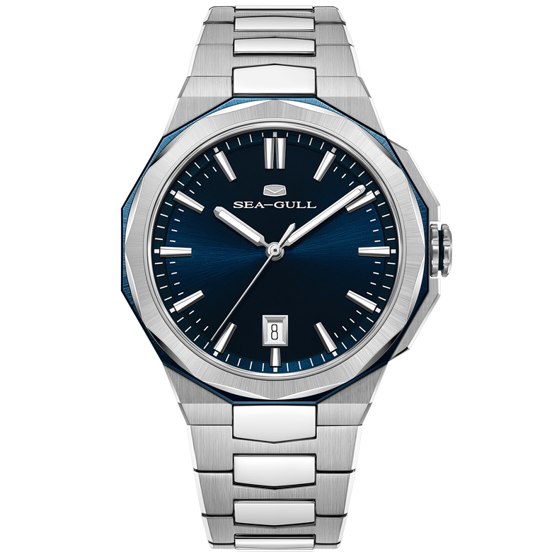Seagull Watch | Extraordinary Polygon Case Clean-lined Watch 40mm