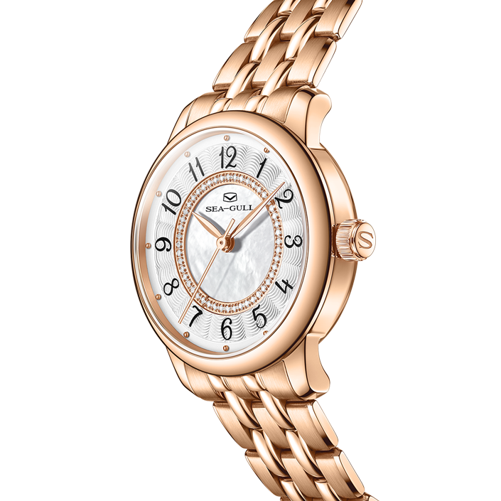 Seagull Mother-of-Pearl Dial Elegant Watch