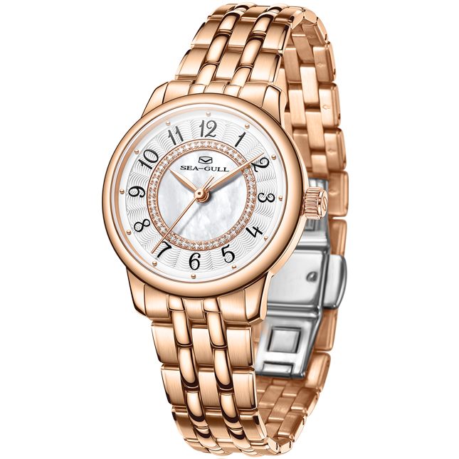 Seagull Mother-of-Pearl Dial Elegant Watch