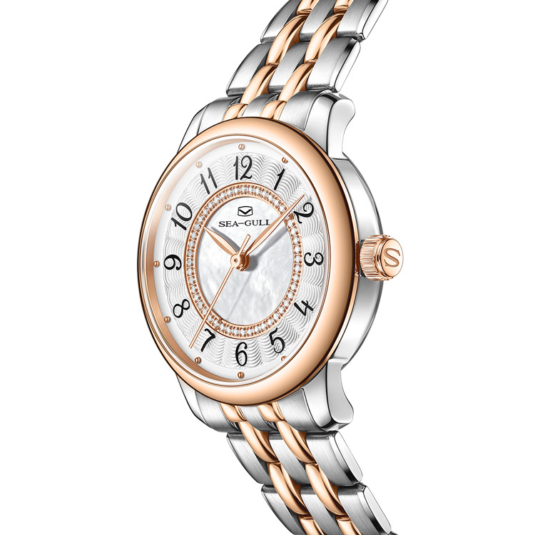 Seagull Mother-of-Pearl Dial Elegant Watch