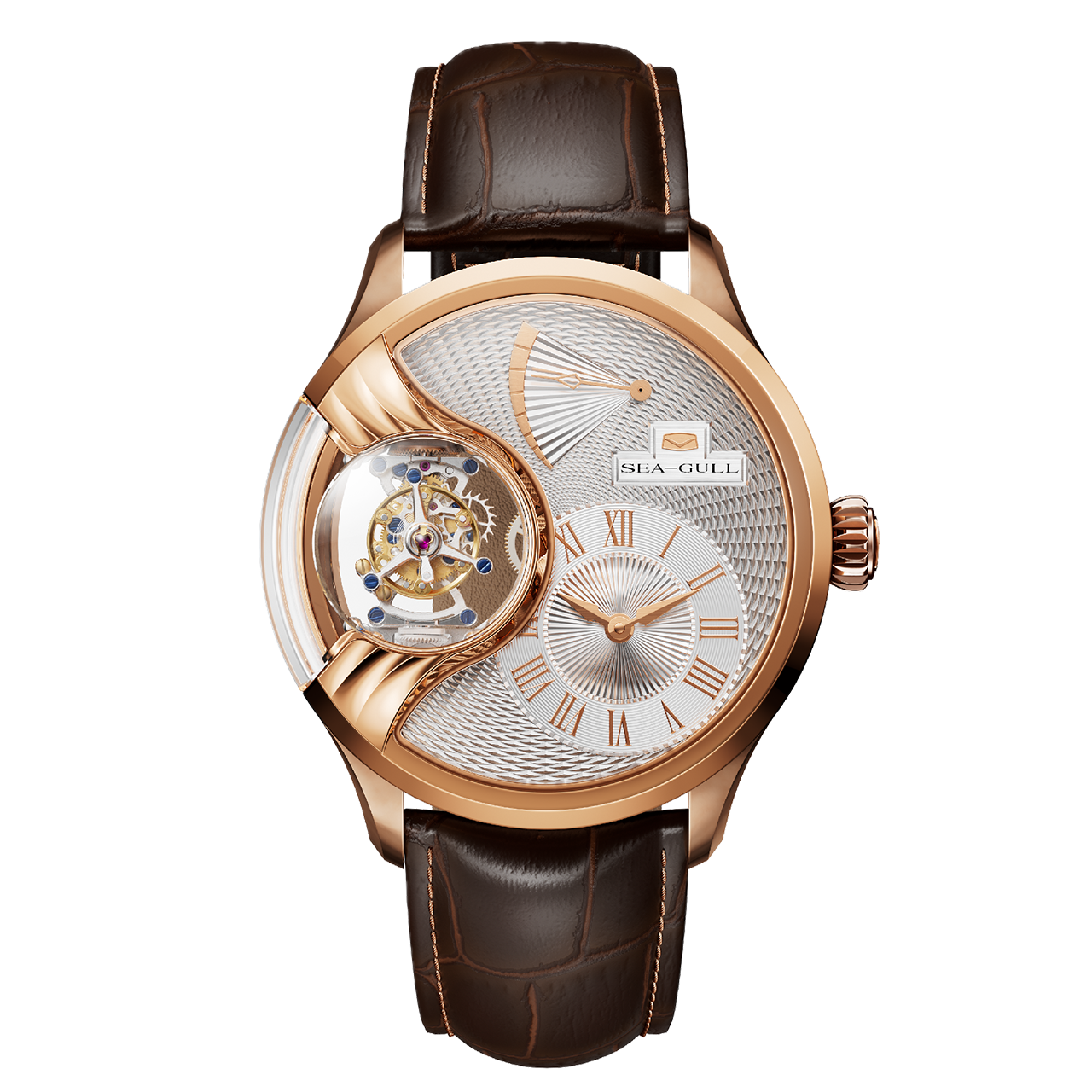 Seagull Wings of Light Triple Axis Tourbillon Watch 44mm