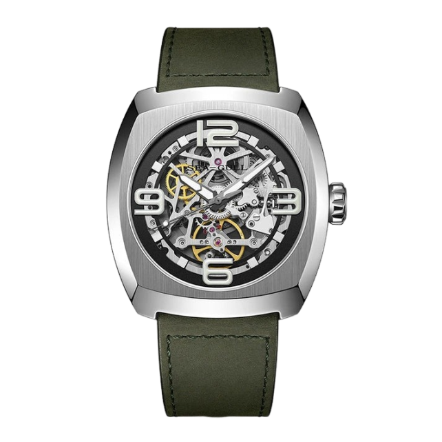 Seagull Watch | Street Fighter Barrel Skeleton Automatic Watch