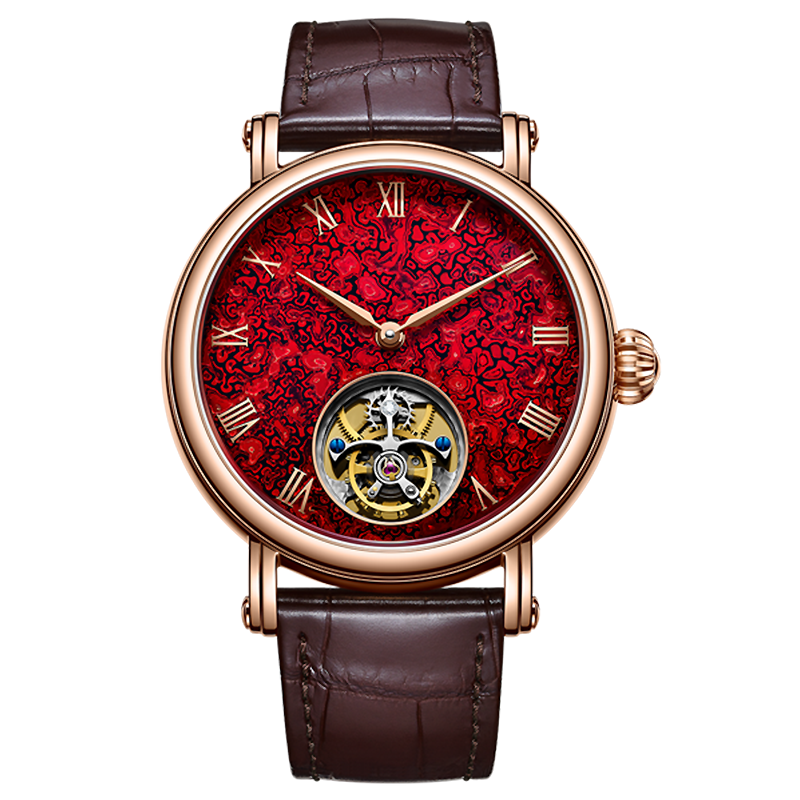 Seagull Chinese Zodiac Dragon Golden Lacquer Limited Tourbillon