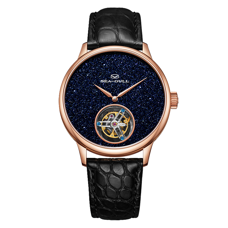 Seagull Goldstone Center Axis Tourbillon Watch