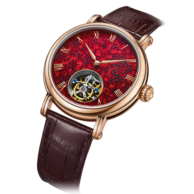 Seagull Chinese Zodiac Dragon Golden Lacquer Limited Tourbillon