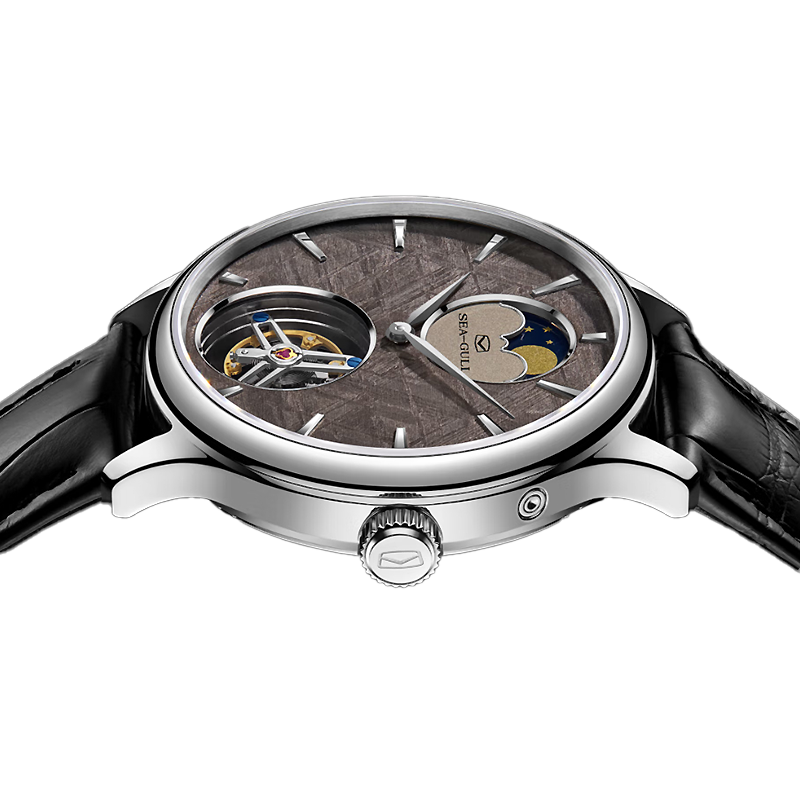 Seagull Meteorite Dial Moon Phase Watch