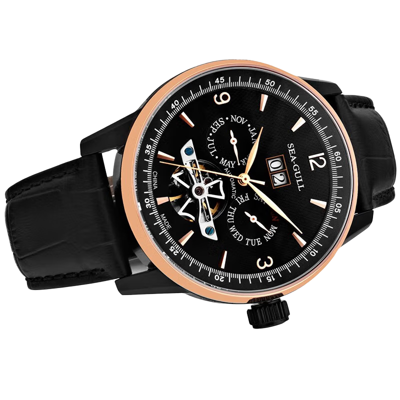 Seagull Watch | Flywheel Calendar Automatic Watch 43mm