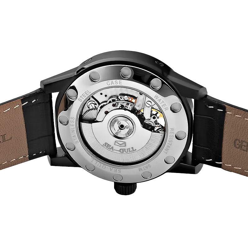 シーガルウォッチ | フライホイールカレンダー自動巻き腕時計 43mm