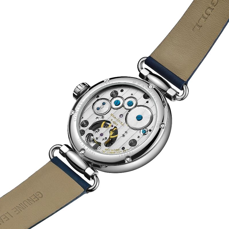 Seagull Embroidery Dial Off-center Tourbillon Watch 39mm