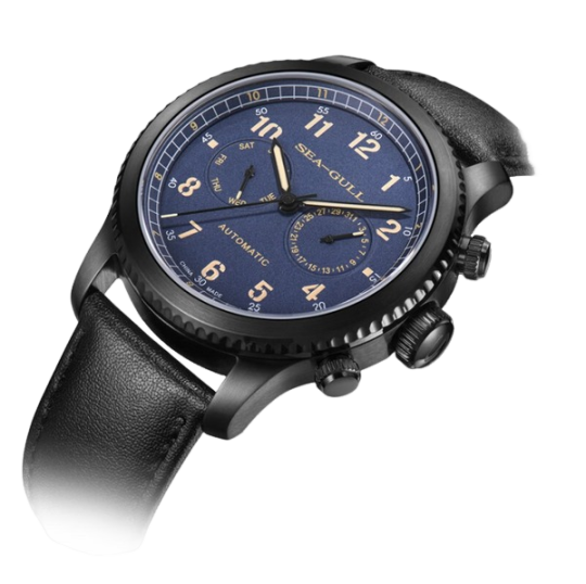 Seagull Watch | Aviation Dual Time Zone Pilot Automatic Watch 43mm