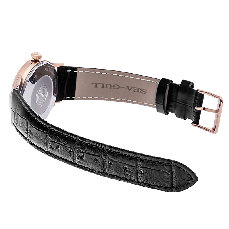 海鷗「5 月 1 日」復刻版鍍金腕錶 38 毫米