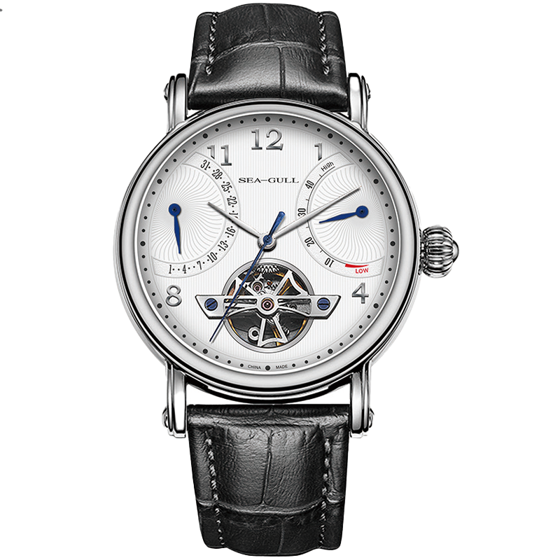 Flywheel Power Reserve Calendar Automatic Watch 42mm Seagull Watch Official