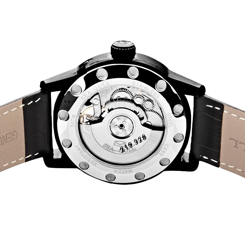 シーガルウォッチ | フライホイールカレンダー自動巻き腕時計 43mm