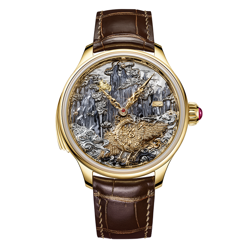 Grand Seagull Three-Legged Golden Sunbird Minute Repeater Mechanical Watch