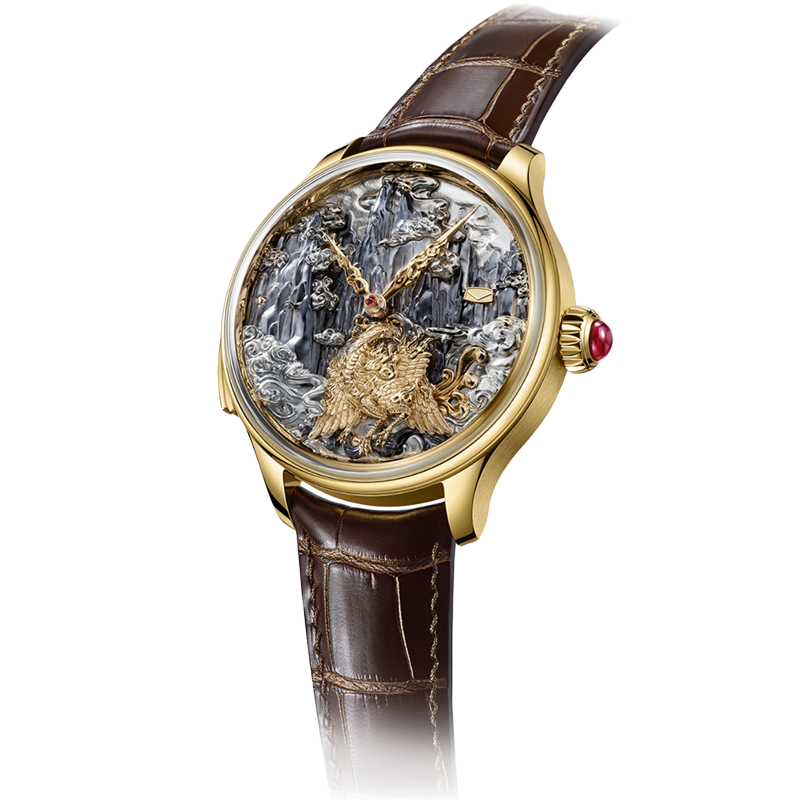 Grand Seagull Three-Legged Golden Sunbird Minute Repeater Mechanical Watch