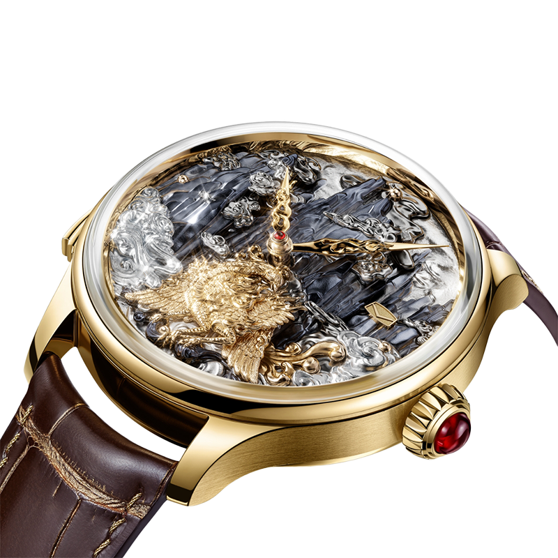 Grand Seagull Three-Legged Golden Sunbird Minute Repeater Mechanical Watch