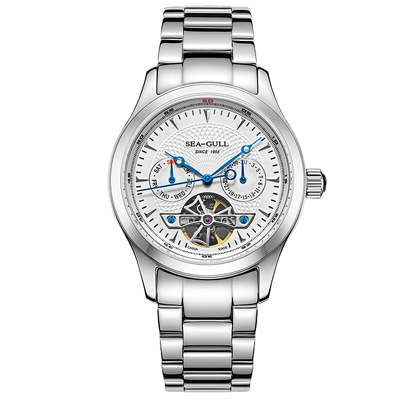 Seagull Watch Automatic Mechanical Watch with Exposed Flywheel