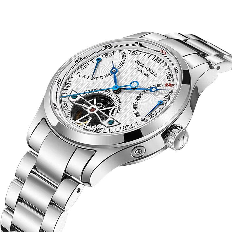 Seagull Watch | Automatische mechanische Uhr mit freiliegendem Schwungrad
