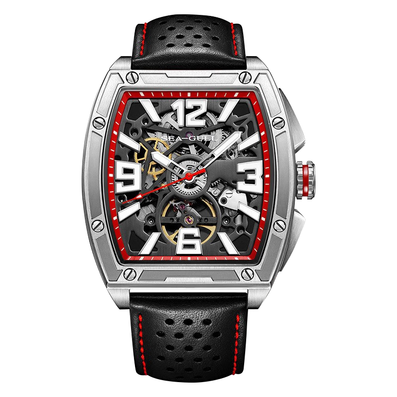 Seagull Watch | Street Fighter Barrel Skeleton Sporty Watch 42*40mm