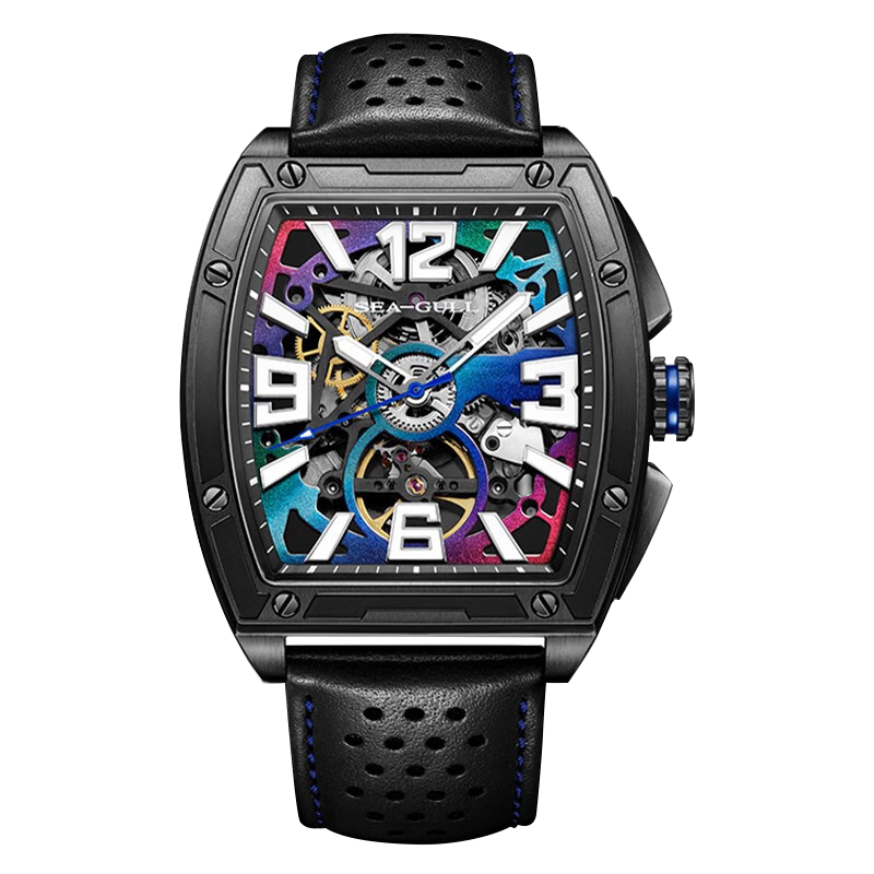 Seagull Watch | Street Fighter Barrel Skeleton Sporty Watch 42*40mm