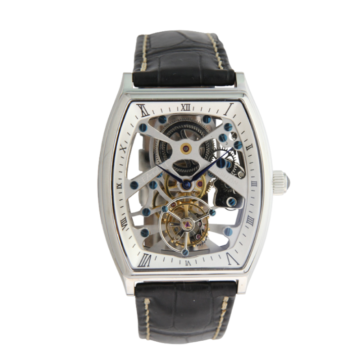 Seagull Center Axis Tourbillon Watch Barrel Skeleton 41mm