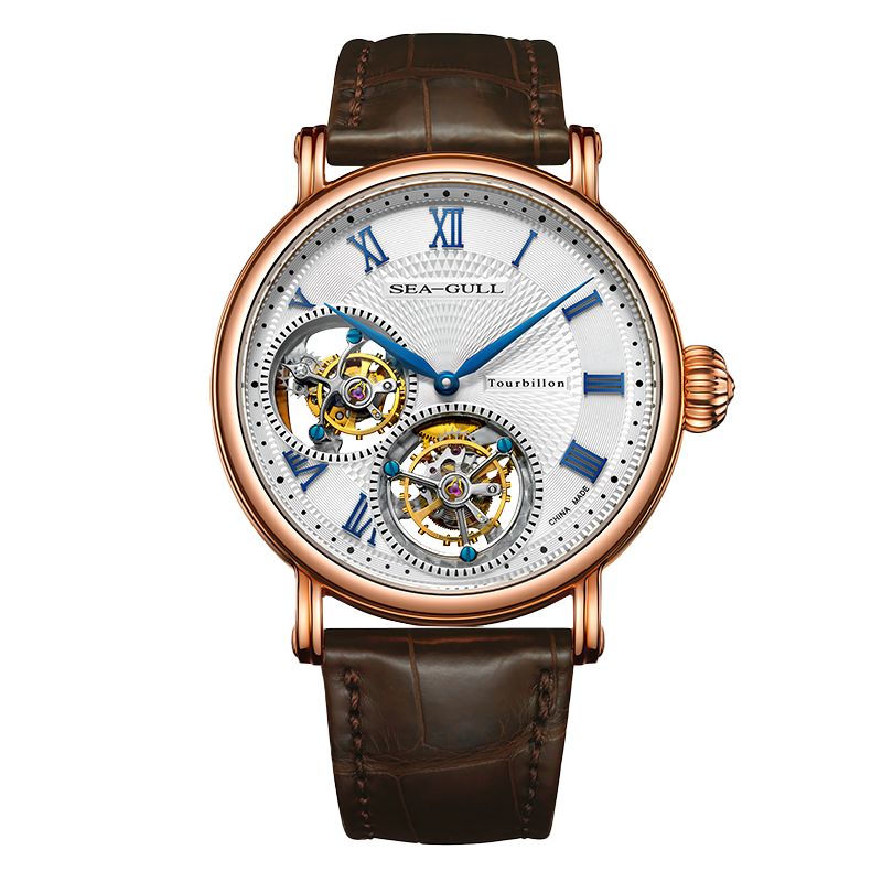 Seagull Masterpiece Dual Tourbillon Guilloché Watch