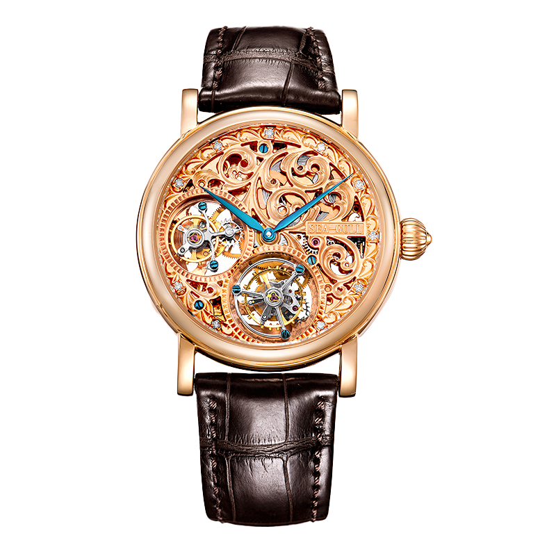 Seagull Masterpiece Dual Tourbillon Skeleton Watch