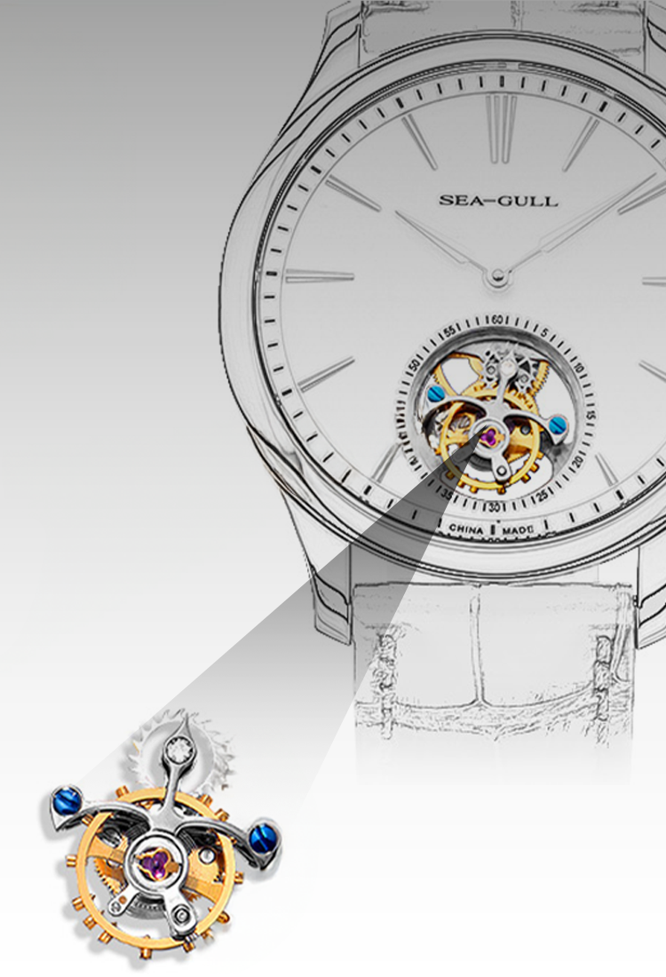 Seagull Designer Series Manual Winding Tourbillon Watch Movement
